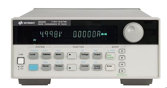 66321D 移动通信DC Power Supply, 带电池仿真和DVM