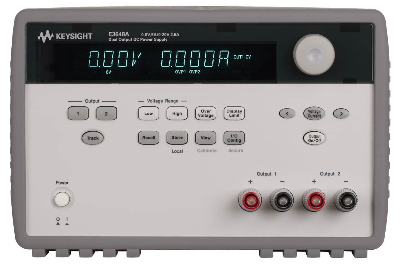 E3648A 100W 双路输出Power Supply, 双路 8V, 5A 或 20V, 2.5A