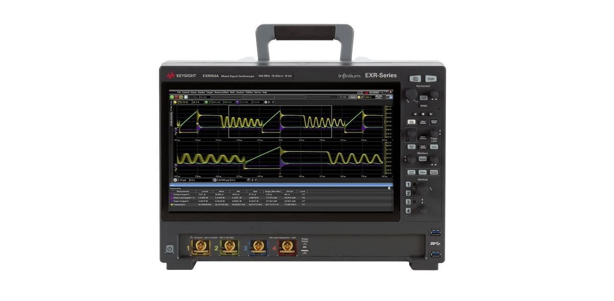 EXR054A Infiniium EXR-Series Oscilloscope: 500 MHz, 4 Channels