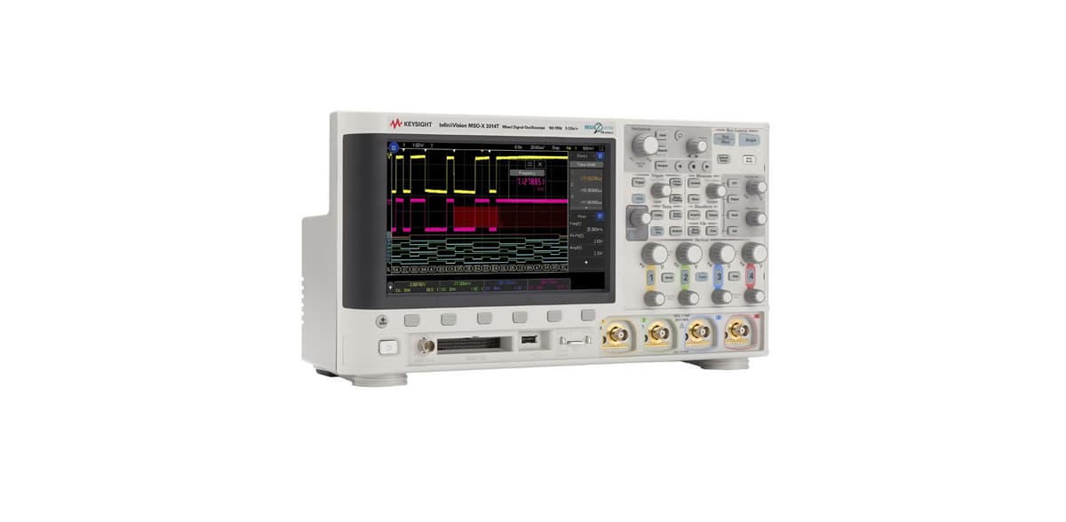 MSOX3014T Mixed Signal Oscilloscope: 100 MHz, 4 Analog Plus 16 Digital Channels