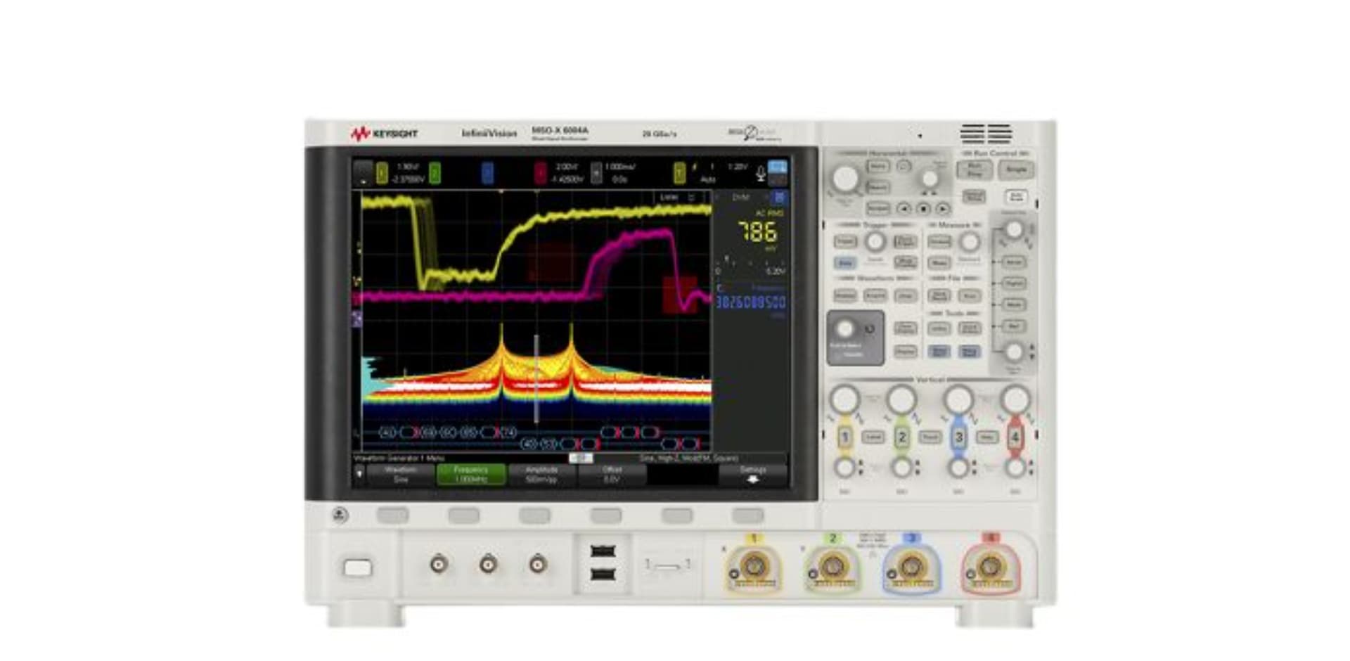 MSOX6004A InfiniiVision 6000 X-Series Oscilloscope: 1 to 6 GHz, 4 Analog + 16 Digital Channels