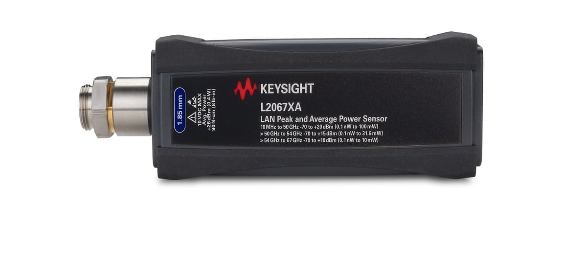 L2067XA 10 MHz to 67 GHz LAN Wide Dynamic Range Peak and Average Power Sensor