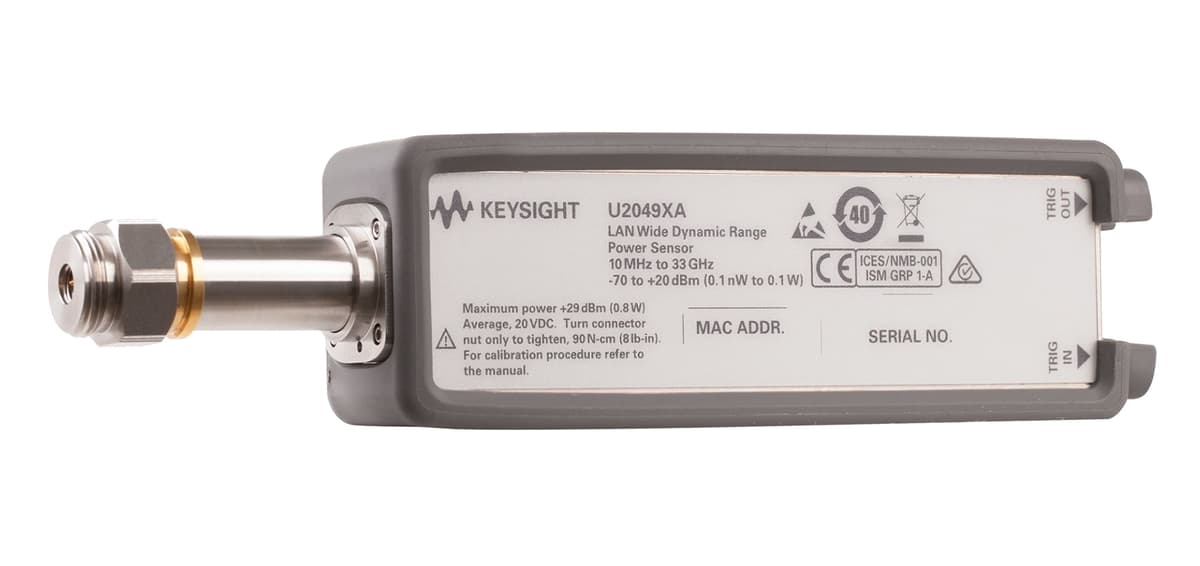 U2049XA 10 MHz to 33 GHz LAN 峰值功率/平均Power Sensor