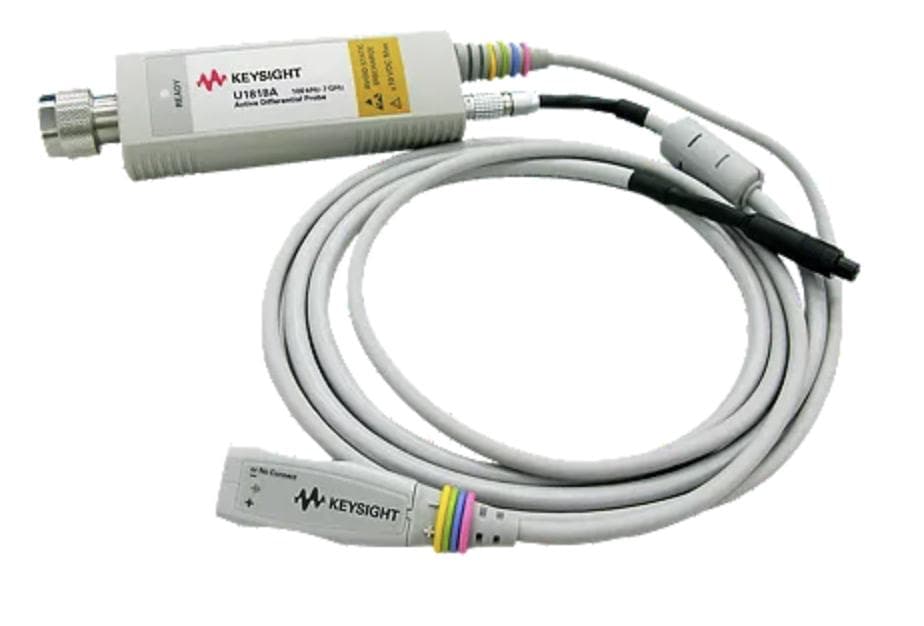 U1818B active differential probe, 100 kHz to 12 GHz