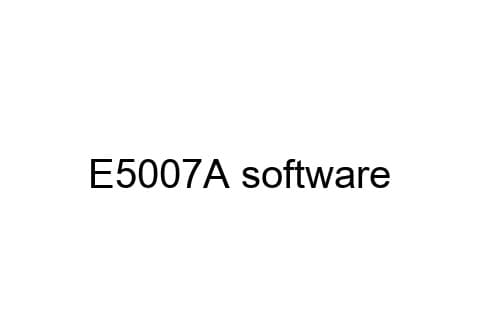 E5007A Impedance Analysis Software for E5061B-3L5 LF-RF Network Analysis Instrument