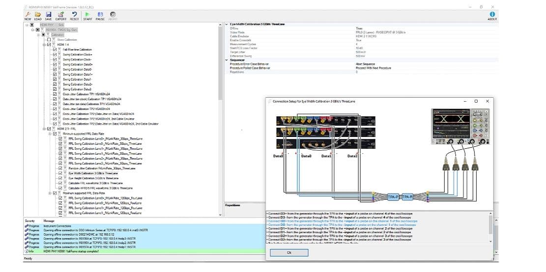 N5991HP1A HDMI 2.1 Receiver Compliance Test Software