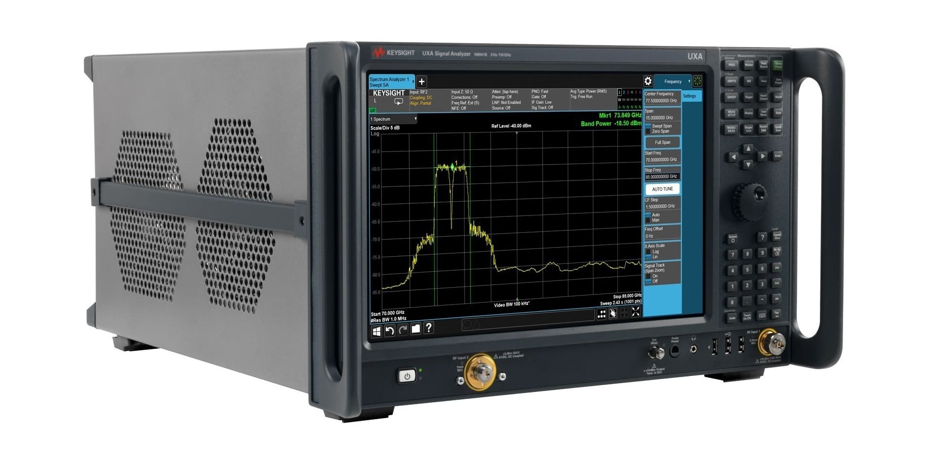 N9041B UXA Signal Analyzer, 2 Hz to 110 GHz