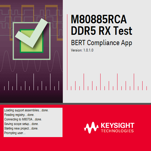 M80885RCA DDR5 Receiver Conformance and Characterization Test ApplicationSoftware