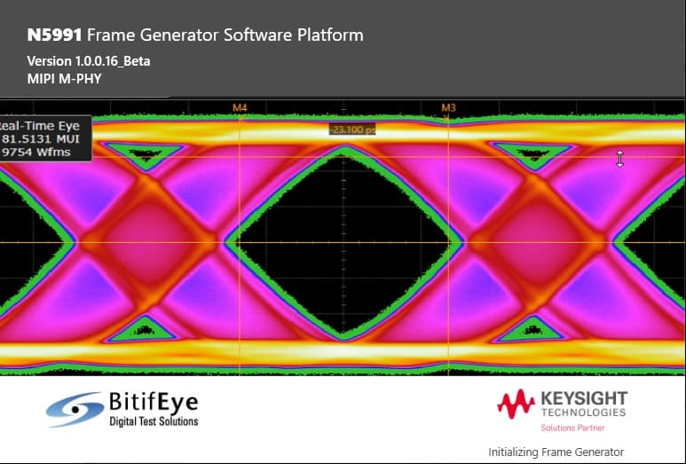 N5991MM5E MIPI M-PHY V5.0 receiver test software (frame generator)