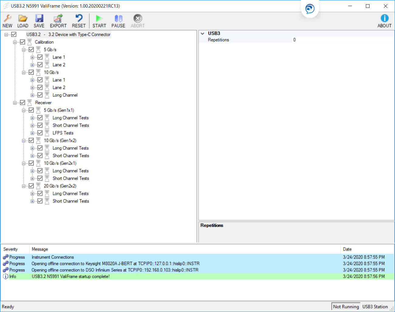 N5991U32A USB 3.2 Receiver Compliance Test Software