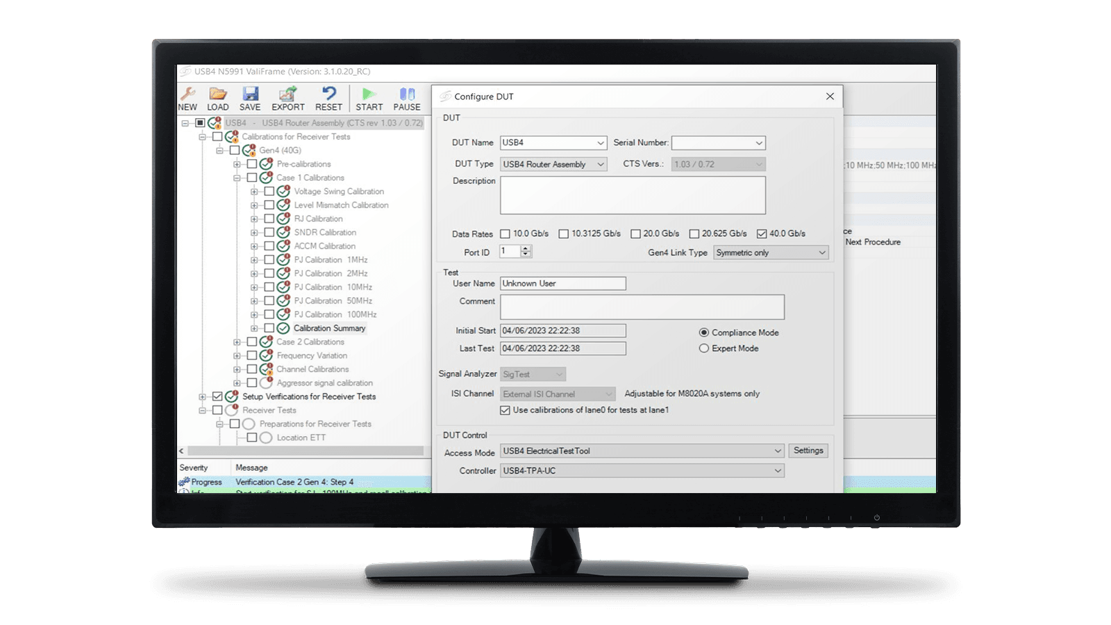 N5991U42A USB4 2.0 Receiver Compliance Test Software