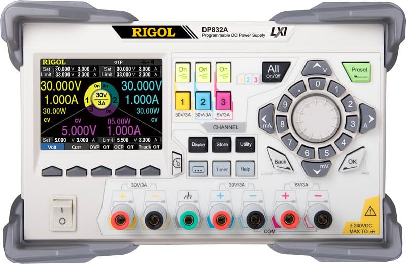 Rigol DP832A Programmable Linear DC Power Supply