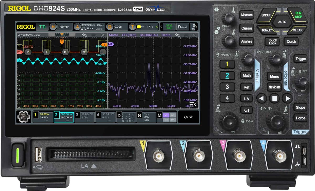 Rigol DHO914 Digital Oscilloscope