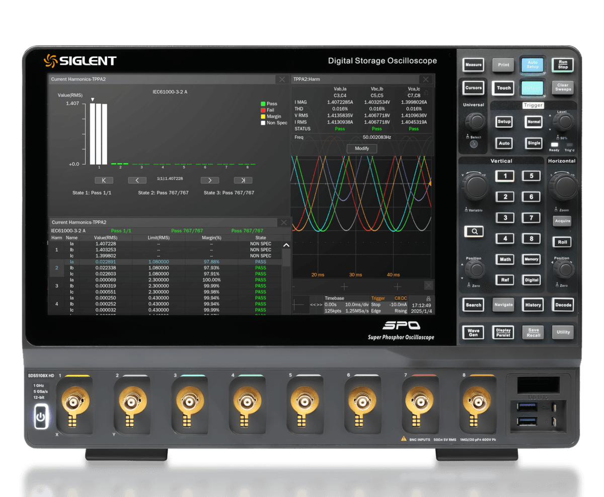 Siglent SDS5104X-HD Oscilloscope: 1 GHz