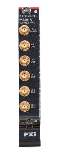 M3201A PXIe Arbitrary Waveform Generator, 500 MSa/s, 16-bit