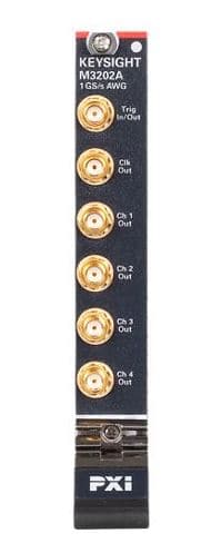 M3202A PXIe Arbitrary Waveform Generator, 1 GSa/s, 14-bit, 400 MHz