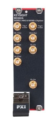 M3302A PXIe Arbitrary Waveform Generator and Digitizer Combo, 500 MSa/s, 14-bit