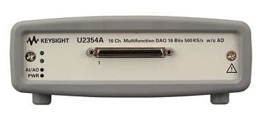 U2354A 16-channel 500 kSa/s USB modular multi-function data acquisition device