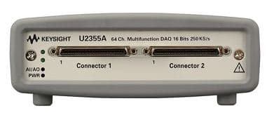 U2355A 64-channel 250 kSa/s USB modular multi-function data acquisition device