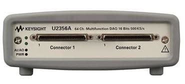 U2356A 64-channel 500 kSa/s USB modular multi-function data acquisition device