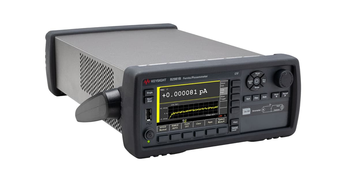 B2981B Femto/Picoammeter, 0.01 fA
