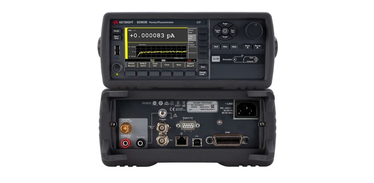 B2983B Femto/Picoammeter, Battery Model