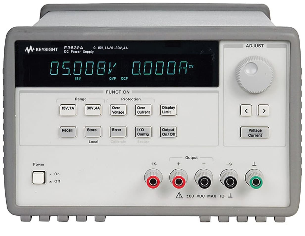 E3632A 120W Power Supply, 15V, 7A 或 30V, 4A