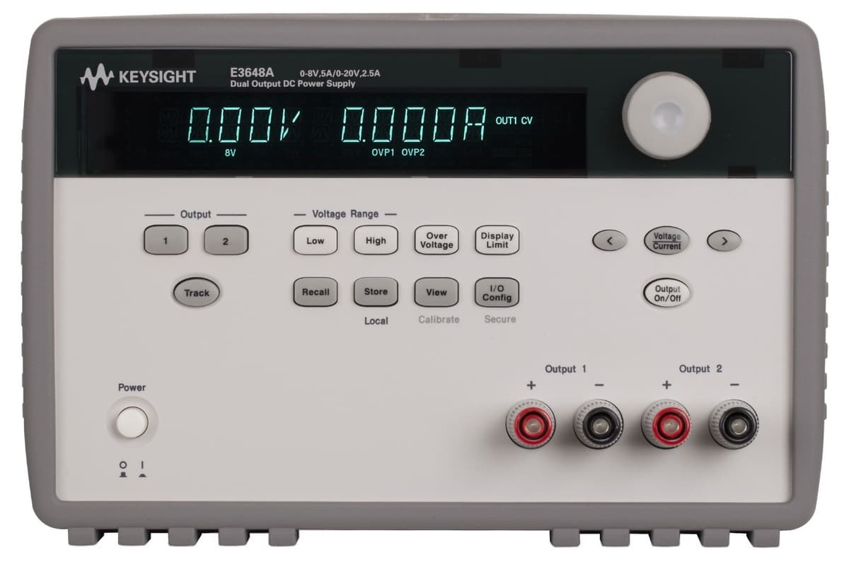 E3648A 100W 双路输出Power Supply, 双路 8V, 5A 或 20V, 2.5A