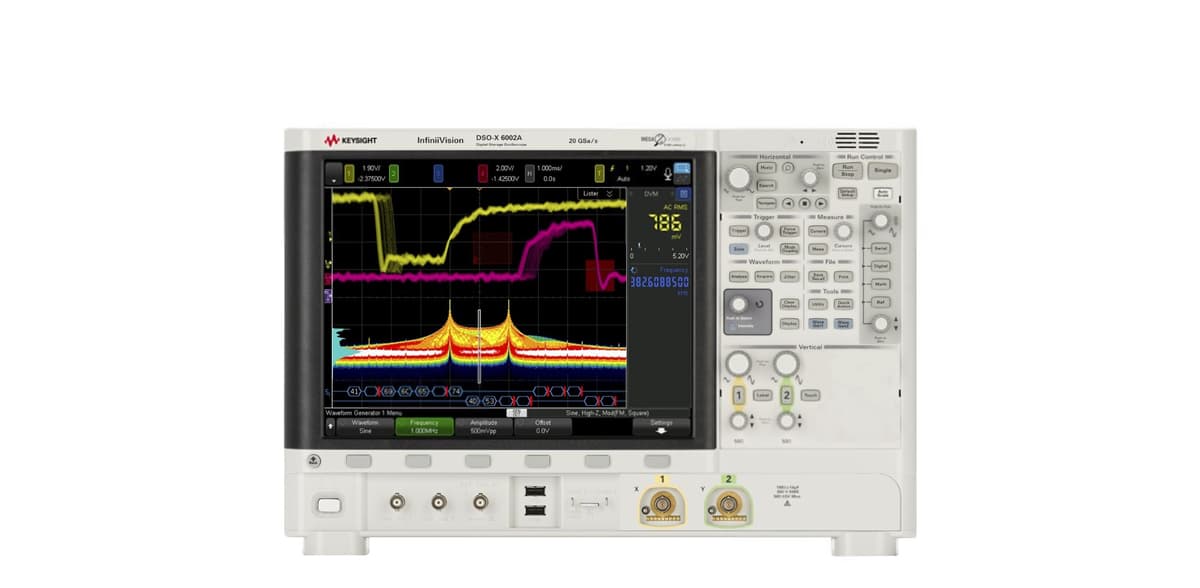 DSOX6002A InfiniiVision 6000 X-Series Oscilloscope: 1 to 6 GHz, 2 Analog Channels