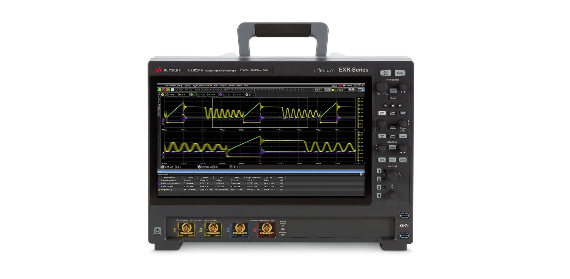EXR254A Infiniium EXR-Series Oscilloscope: 2.5 GHz, 4 Channels