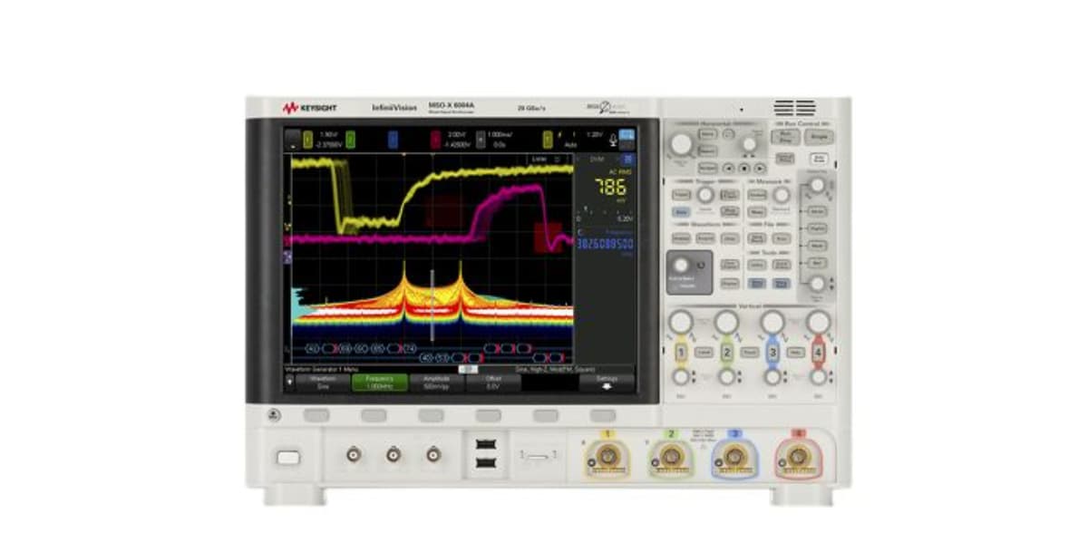 MSOX6004A InfiniiVision 6000 X-Series Oscilloscope: 1 to 6 GHz, 4 Analog + 16 Digital Channels