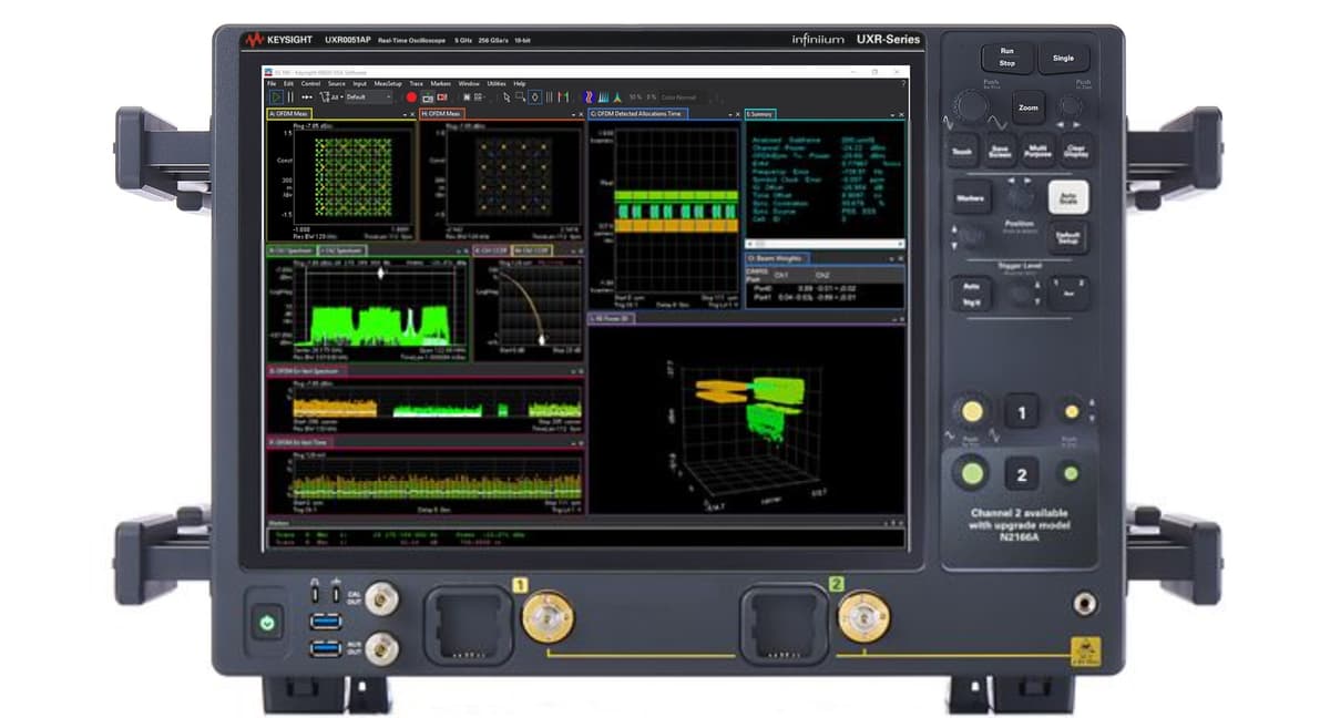 UXR0051AP Infiniium UXR-Series Oscilloscope: 5 GHz, 1 Channels, 1mm Inputs