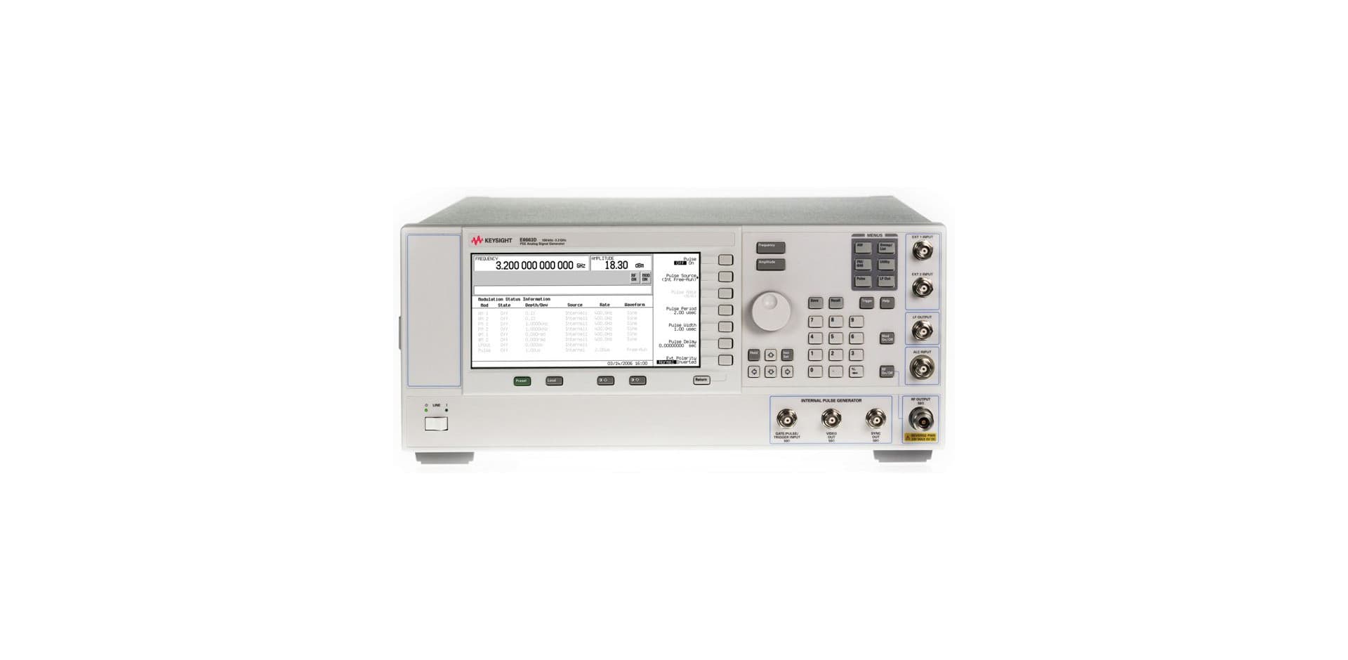 E8663D PSG RFAnalogSignal Generator, 100 kHz to 9 GHz