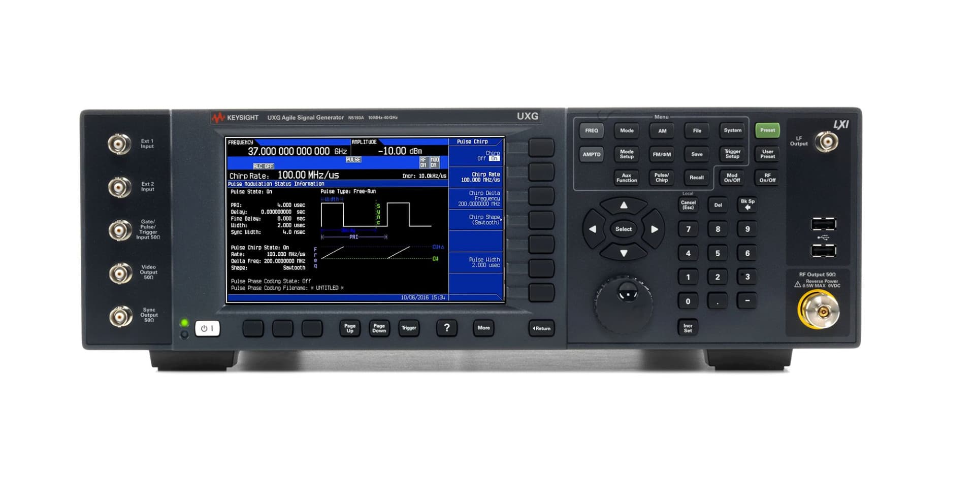 N5193A UXG X-Series Agile Signal Generator, 10 MHz to 40 GHz