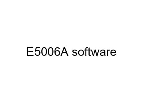 E5006A Time Domain/Fault Location AnalysisSoftware for E5061B
