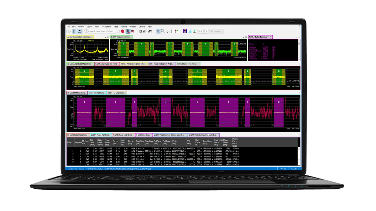 89601BHQC 89600 VSA Radar Pulse Analysis