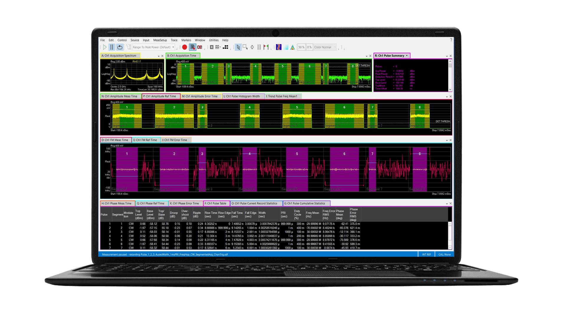 89601BHQC 89600 VSA Radar Pulse Analysis