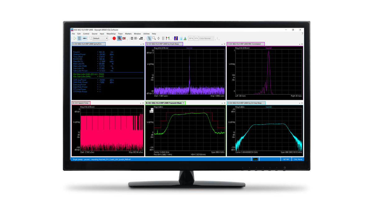 89601BHTC 89600 VSA IoT Modulation Analysis