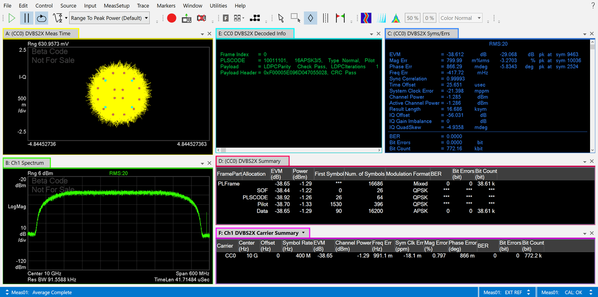 89601DVBC 89600 VSA Satellite Communication Measurement ApplicationSoftware