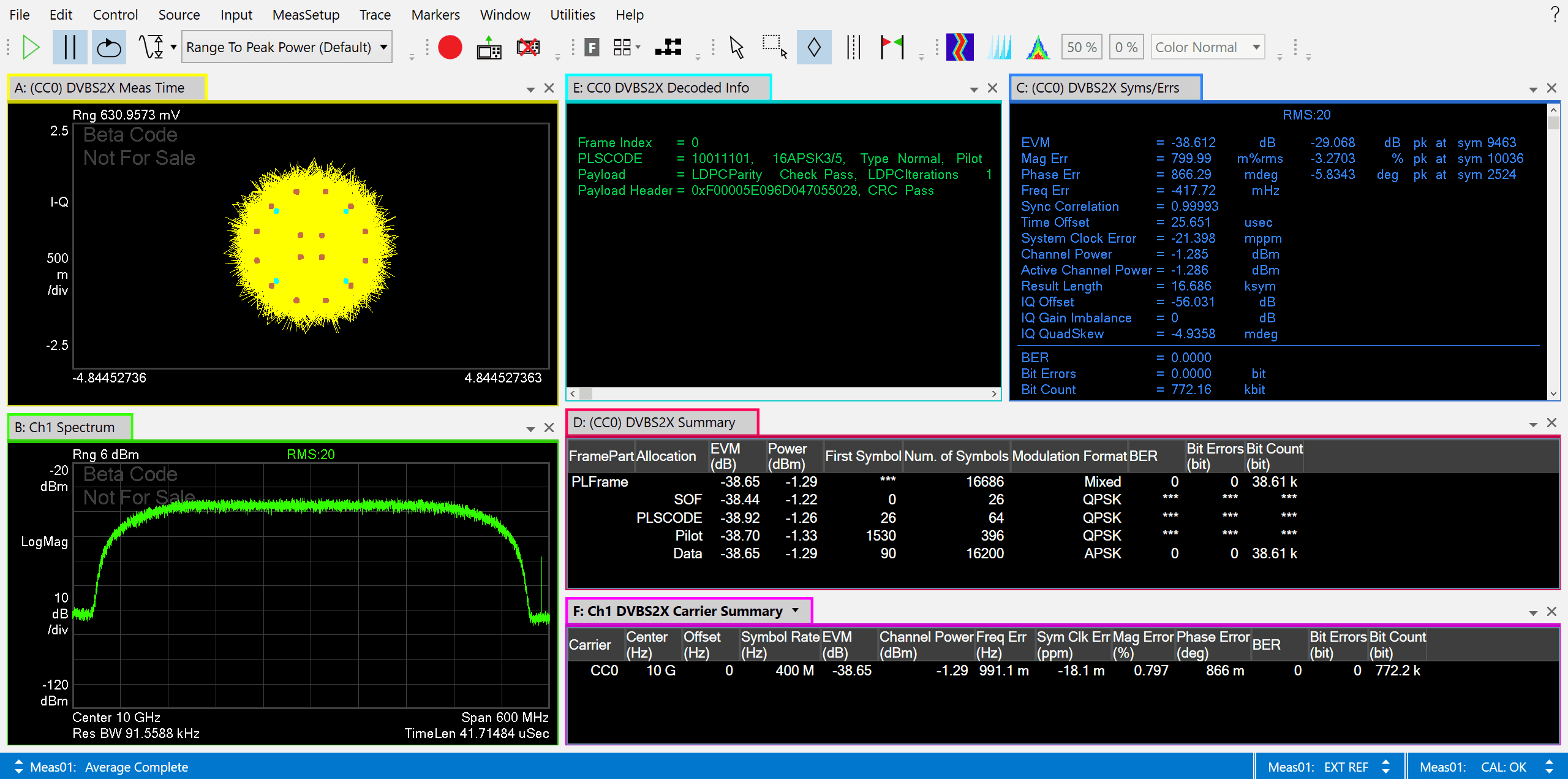 89601DVBC 89600 VSA Satellite Communication Measurement ApplicationSoftware