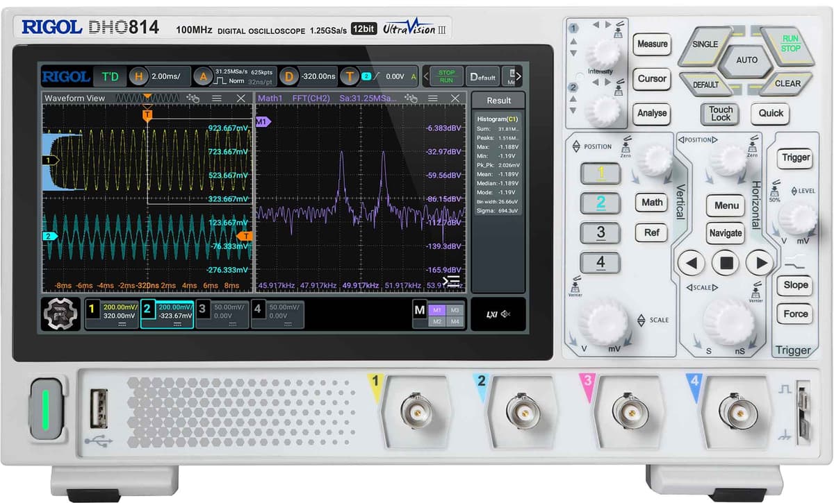 Rigol DHO814 Digital Oscilloscope