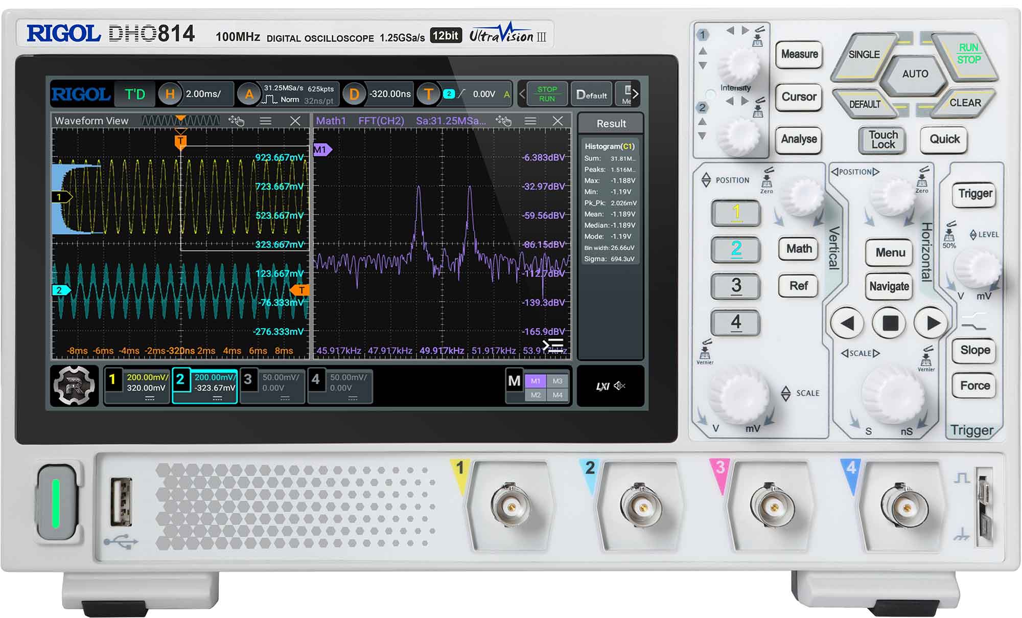 Rigol DHO814 Digital Oscilloscope