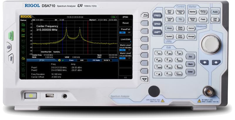 Rigol DSA710 Spectrum Analyzer