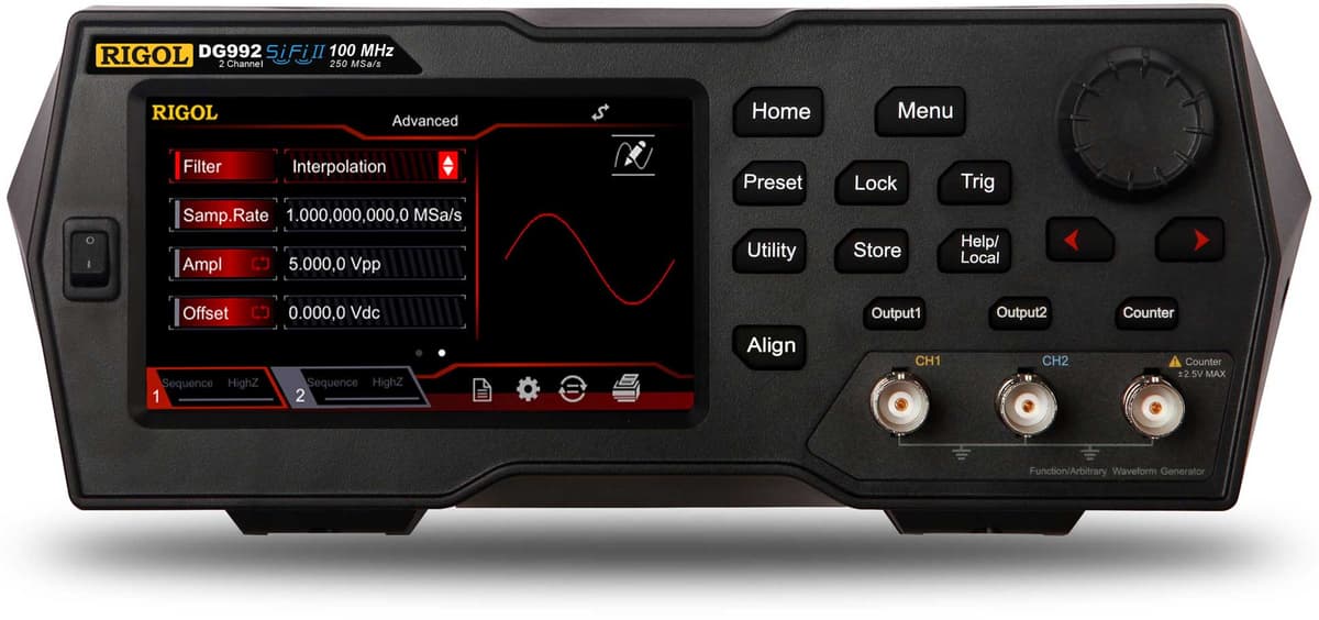 Rigol DG922 Pro Function/Arbitrary Waveform Generator