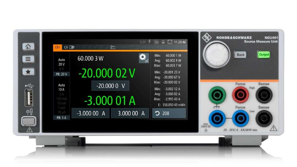 Rohde & Schwarz NGU201 Source Measure Unit