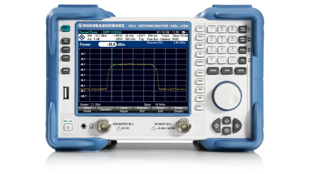 R&S FSC6 Spectrum Analyzer, 9 kHz to 6 GHz