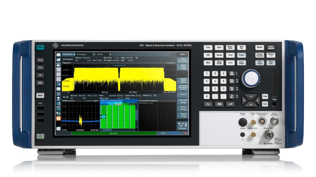 R&S FSV3007 Spectrum Analyzer, 10 Hz to 7.5 GHz