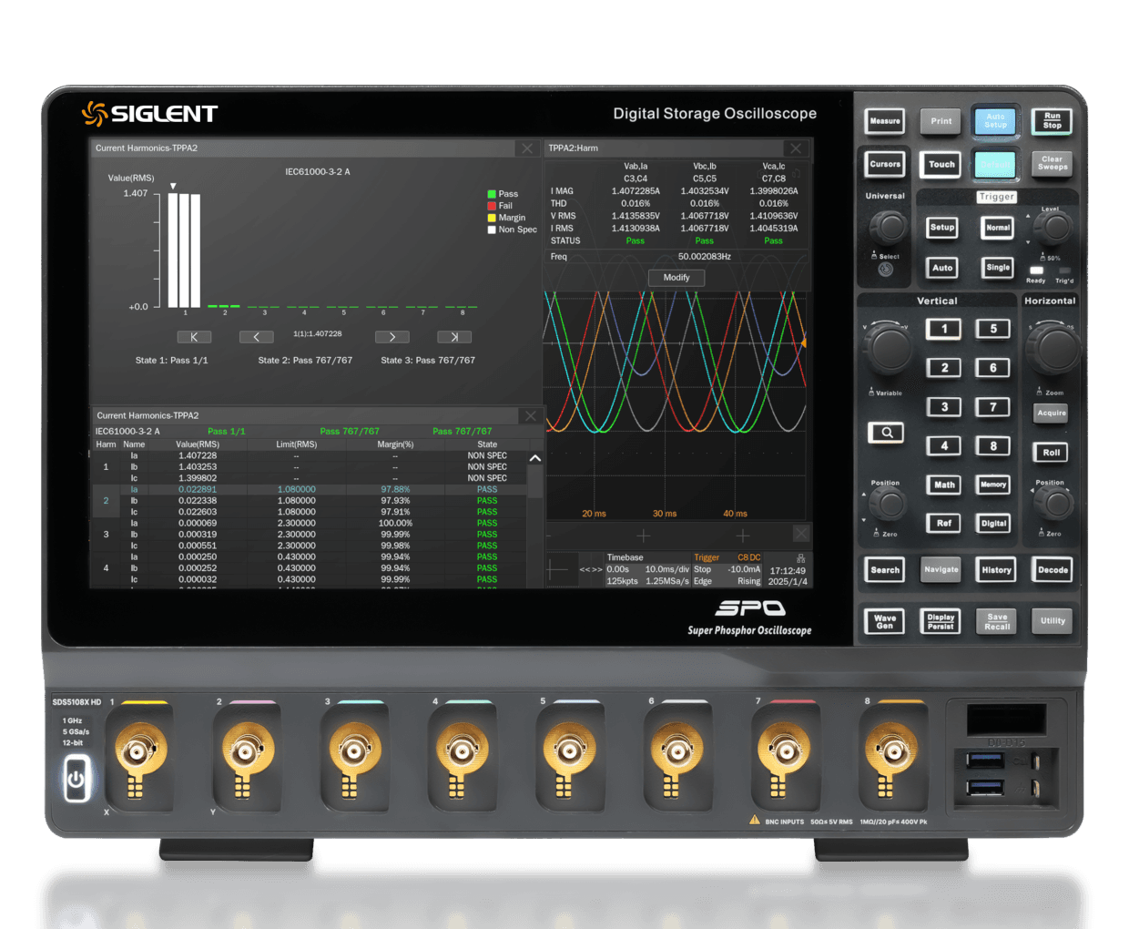 Siglent SDS5058X-HD Oscilloscope: 500 MHz